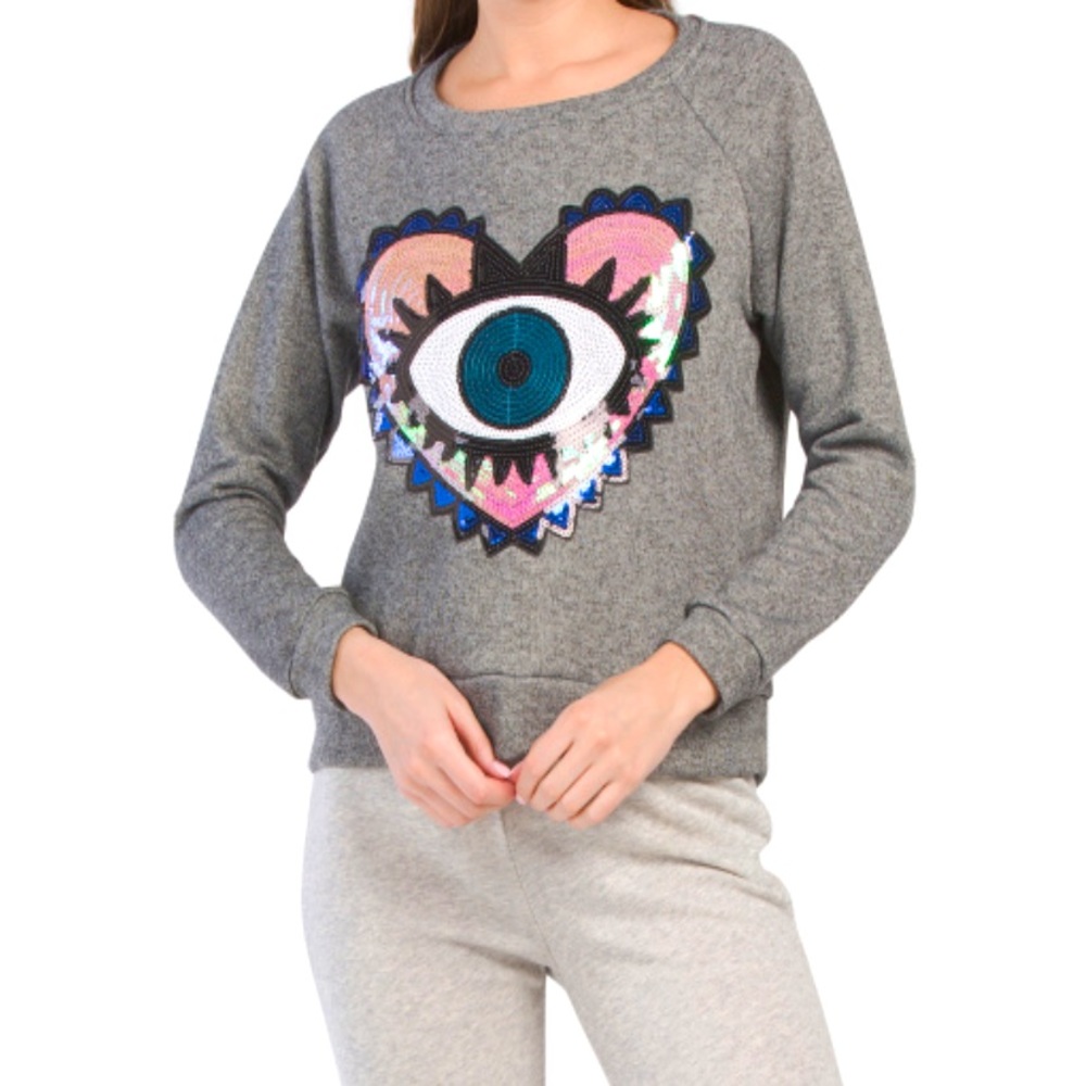 Melissa Masse• Evil Eye 🧿 Sweater Sequin Sweater